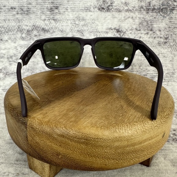 New Spy Helm Sunglasses Matte Plum Frame Happy Lens Purple Mirror 57-18-140 - Picture 13 of 13